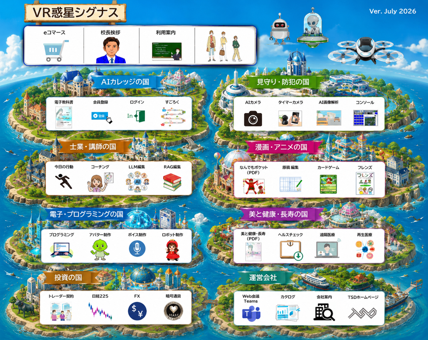 AIカレッジがあるVR惑星シグナス